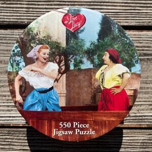 I Love Lucy 550 Piece Jigsaw Puzzle | 18x24 Lucy's Italian Movie #150 Barrel Box